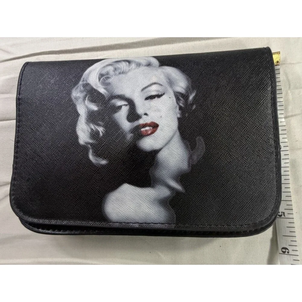 Marilyn Monroe Black & White Wallet Bifold Graphic Portrait Organizer